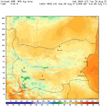 Bulgaria Temperature Field